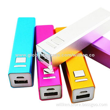 4 LED Indicator power station for iPhone, 2,600mAh, Stainless Case, Protect Overcharge Discharge